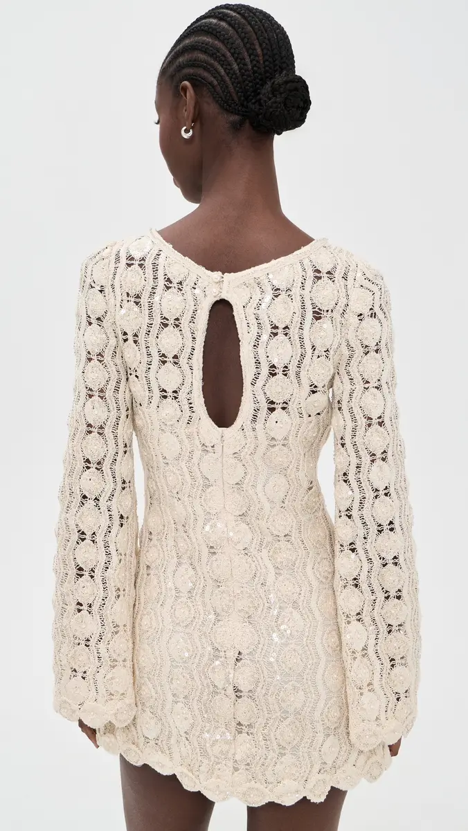ALEXIS Micah Dress Beaded Macrame | Thumbnail 3 ALEXIS Micah Dress Beaded Macrame | Thumbnail 3