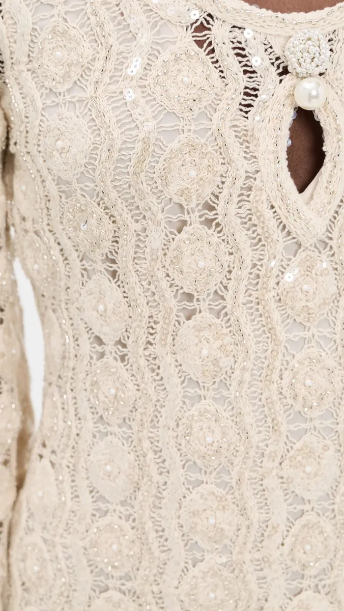 ALEXIS Micah Dress Beaded Macrame | Thumbnail 6 ALEXIS Micah Dress Beaded Macrame | Thumbnail 6