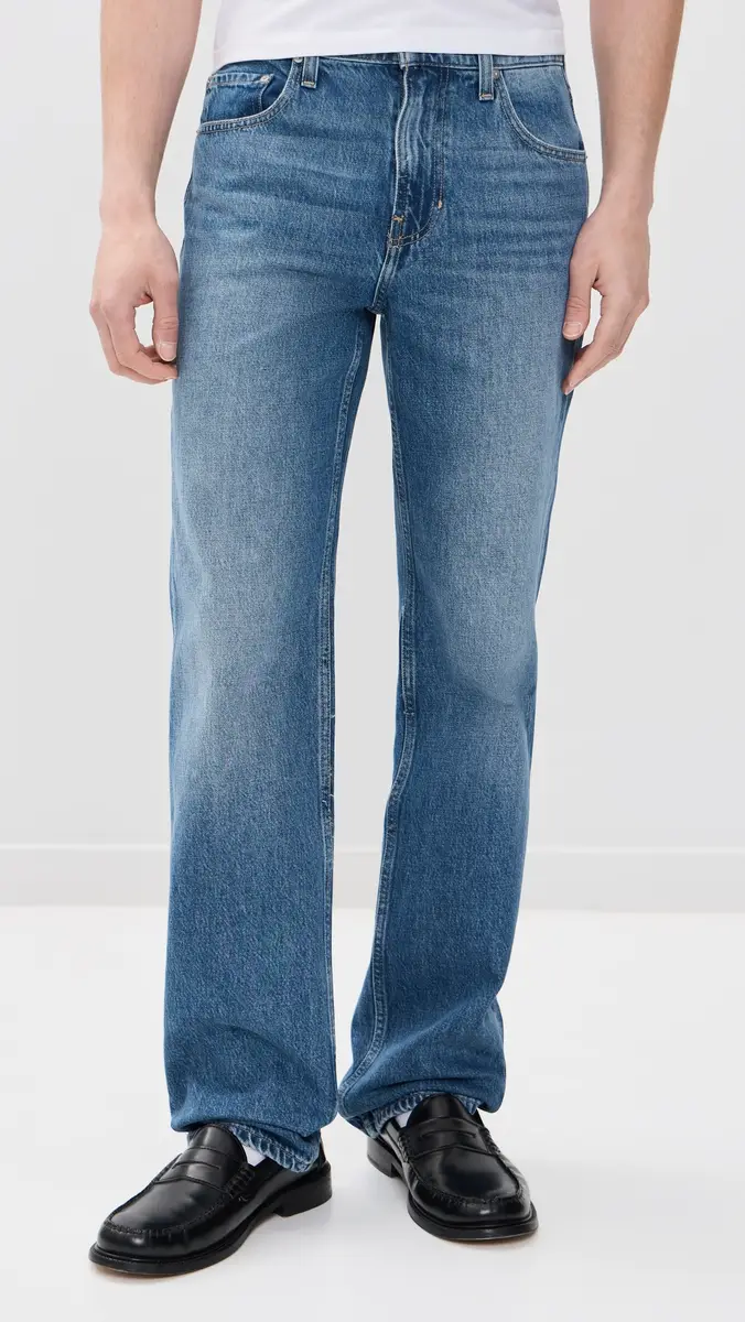 PAIGE Doheny Relaxed Straight Leg Jeans Willard | Thumbnail 2