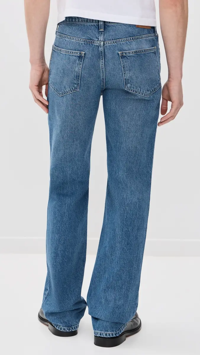 PAIGE Doheny Relaxed Straight Leg Jeans Willard | Thumbnail 3