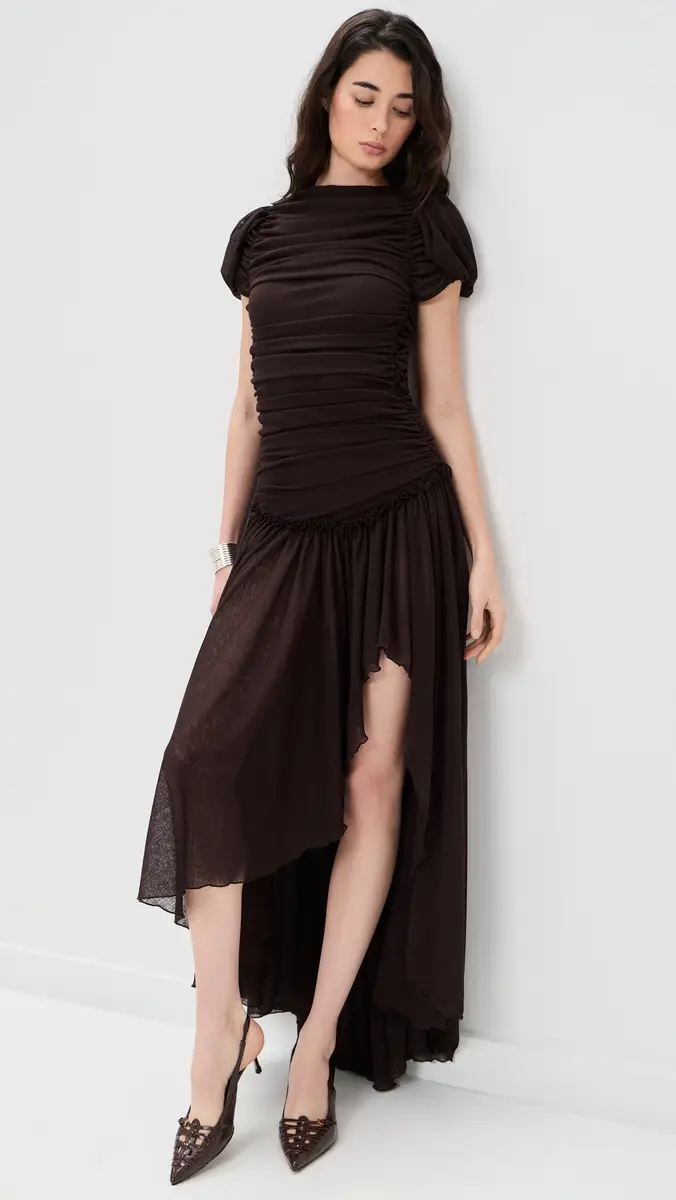 SIEDRÉS Adeline Dress Brown | Thumbnail 5 SIEDRÉS Adeline Dress Brown | Thumbnail 5