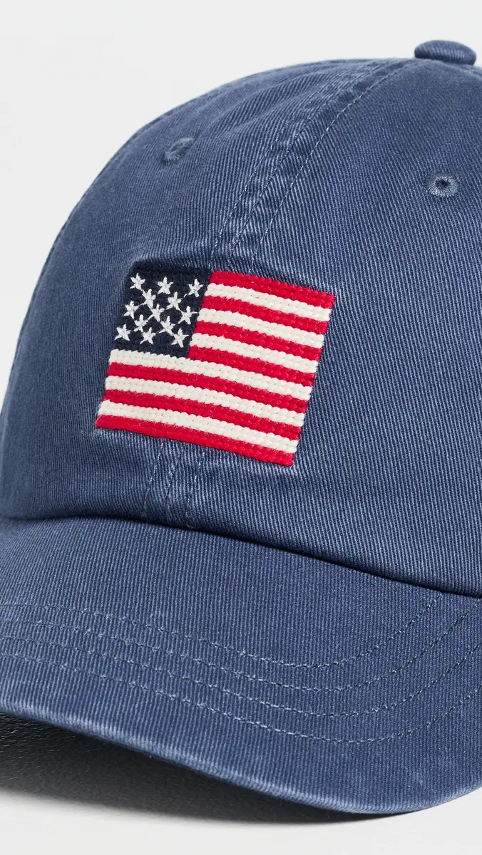 Polo Ralph Lauren USA Flag Sport Cap Light Navy One Size | Thumbnail 6 Polo Ralph Lauren USA Flag Sport Cap Light Navy One Size | Thumbnail 6