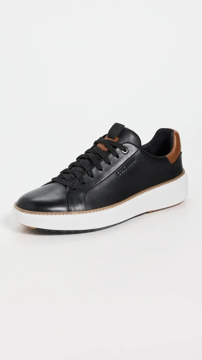 Cole Haan Grandpro Topspin Golf Shoes Black/Pecan/Optic White | Thumbnail 2 Cole Haan Grandpro Topspin Golf Shoes Black/Pecan/Optic White | Thumbnail 2