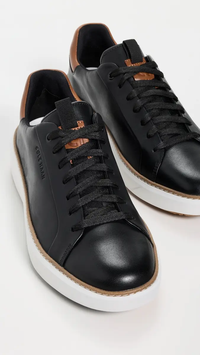 Cole Haan Grandpro Topspin Golf Shoes Black/Pecan/Optic White | Thumbnail 4 Cole Haan Grandpro Topspin Golf Shoes Black/Pecan/Optic White | Thumbnail 4