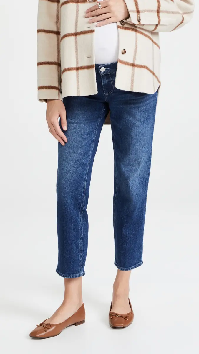 PAIGE Noella Straight Maternity Jeans Roam | Thumbnail 2 PAIGE Noella Straight Maternity Jeans Roam | Thumbnail 2