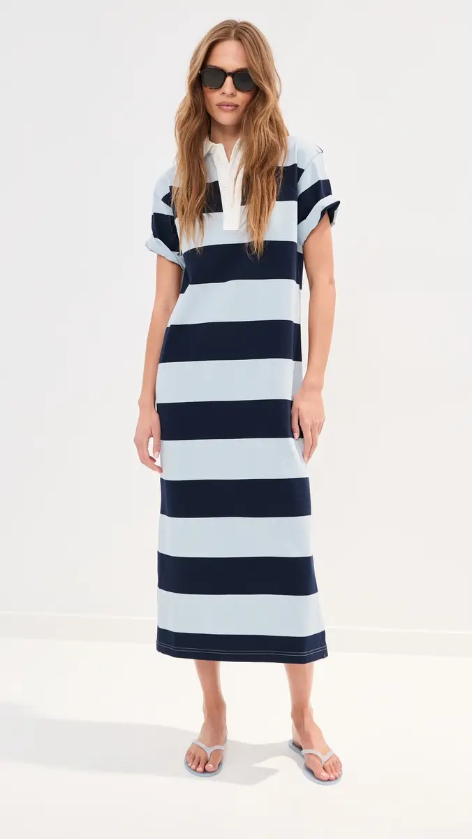 LE BOP Nell Oversized Polo Maxi Dress | Thumbnail 3 LE BOP Nell Oversized Polo Maxi Dress | Thumbnail 3