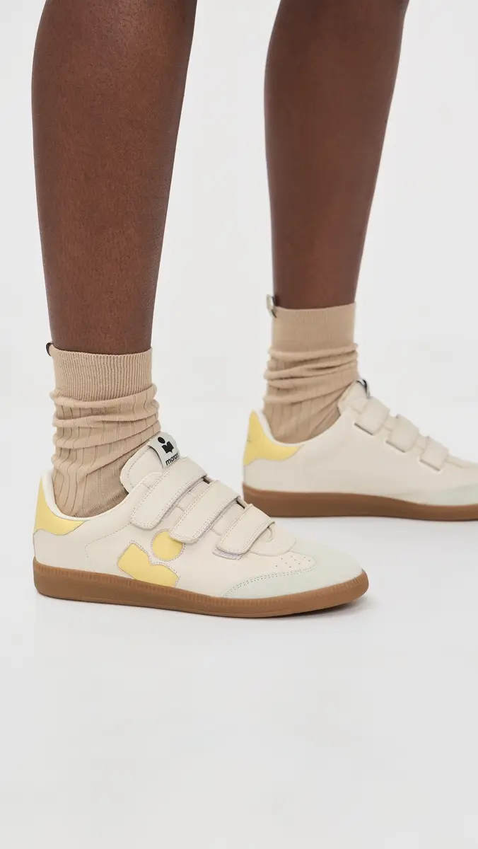 Isabel Marant Beth Sneakers Chalk/Butter | Thumbnail 3 Isabel Marant Beth Sneakers Chalk/Butter | Thumbnail 3