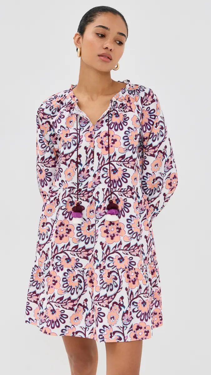 Figue Bella Dress Ibiza Floral Biscotti Beige | Thumbnail 2 Figue Bella Dress Ibiza Floral Biscotti Beige | Thumbnail 2