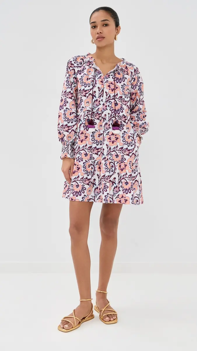 Figue Bella Dress Ibiza Floral Biscotti Beige | Thumbnail 5 Figue Bella Dress Ibiza Floral Biscotti Beige | Thumbnail 5