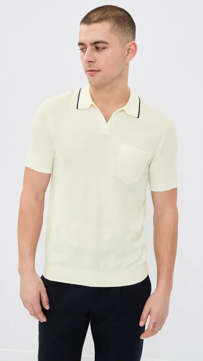 RLX Ralph Lauren Cotton Coomax Johnny Collar Sweater Polo | Thumbnail 2 RLX Ralph Lauren Cotton Coomax Johnny Collar Sweater Polo | Thumbnail 2