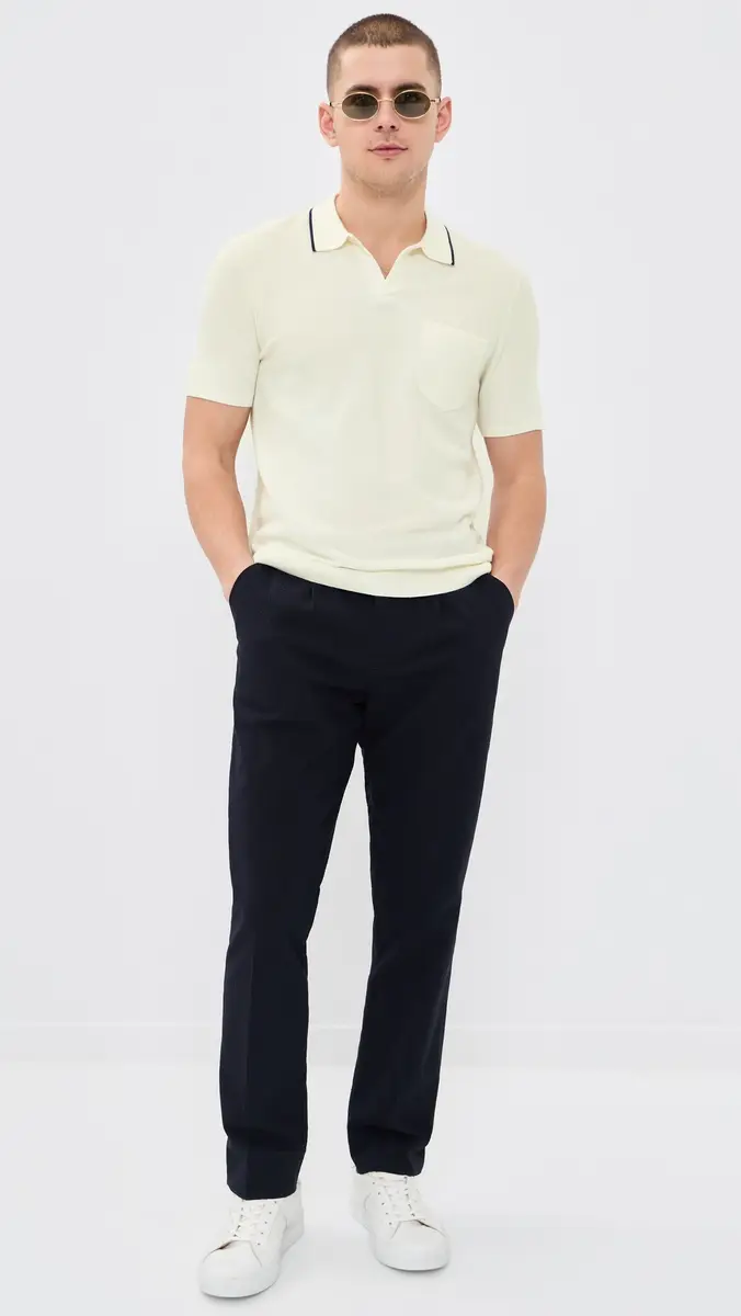 RLX Ralph Lauren Cotton Coomax Johnny Collar Sweater Polo | Thumbnail 5 RLX Ralph Lauren Cotton Coomax Johnny Collar Sweater Polo | Thumbnail 5