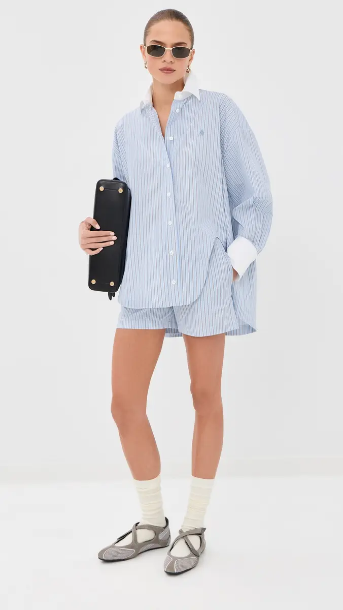 The Attico Stripe Button Down Shirt | Thumbnail 5 The Attico Stripe Button Down Shirt | Thumbnail 5