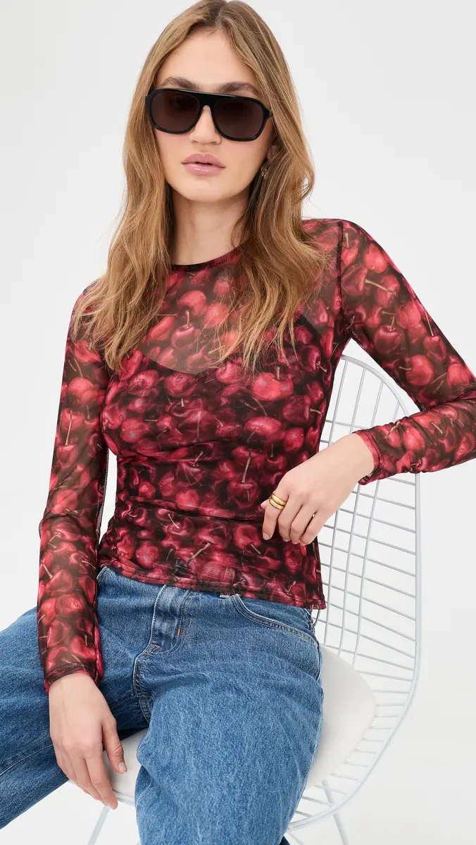 Never Fully Dressed Cherry Mesh Top | Thumbnail 2 Never Fully Dressed Cherry Mesh Top | Thumbnail 2