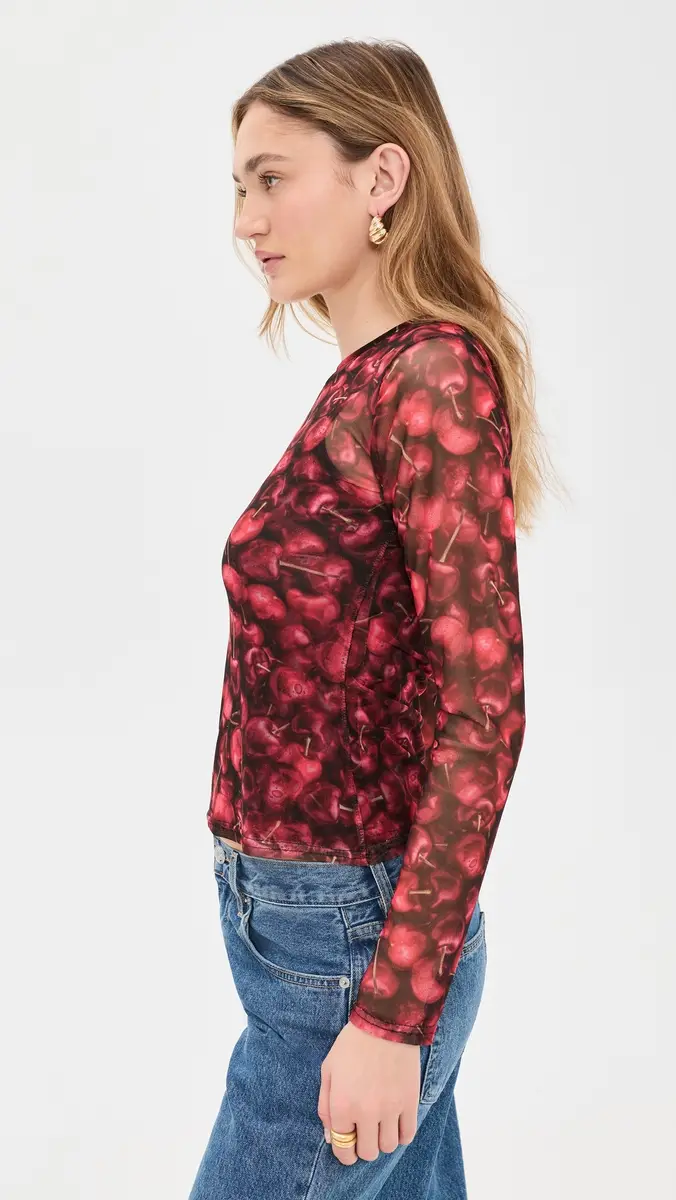 Never Fully Dressed Cherry Mesh Top | Thumbnail 5 Never Fully Dressed Cherry Mesh Top | Thumbnail 5