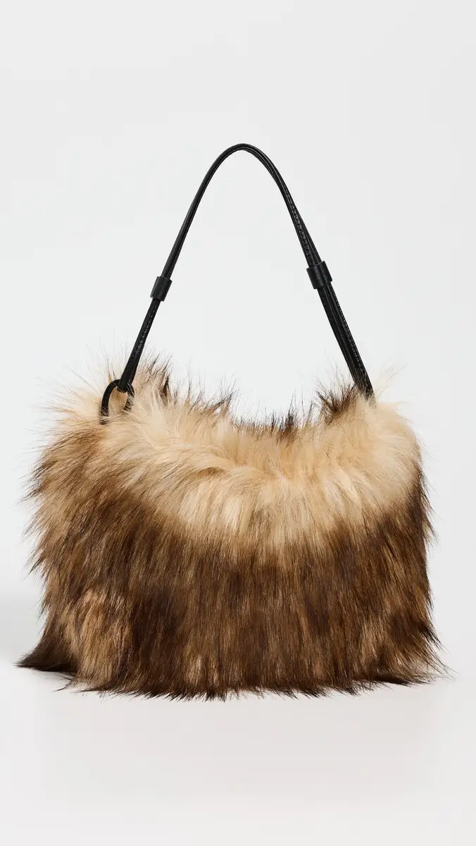 A.L.C. A. L.C. Arden Faux Fur Bag Brown One Size | Thumbnail 2 A.L.C. A. L.C. Arden Faux Fur Bag Brown One Size | Thumbnail 2