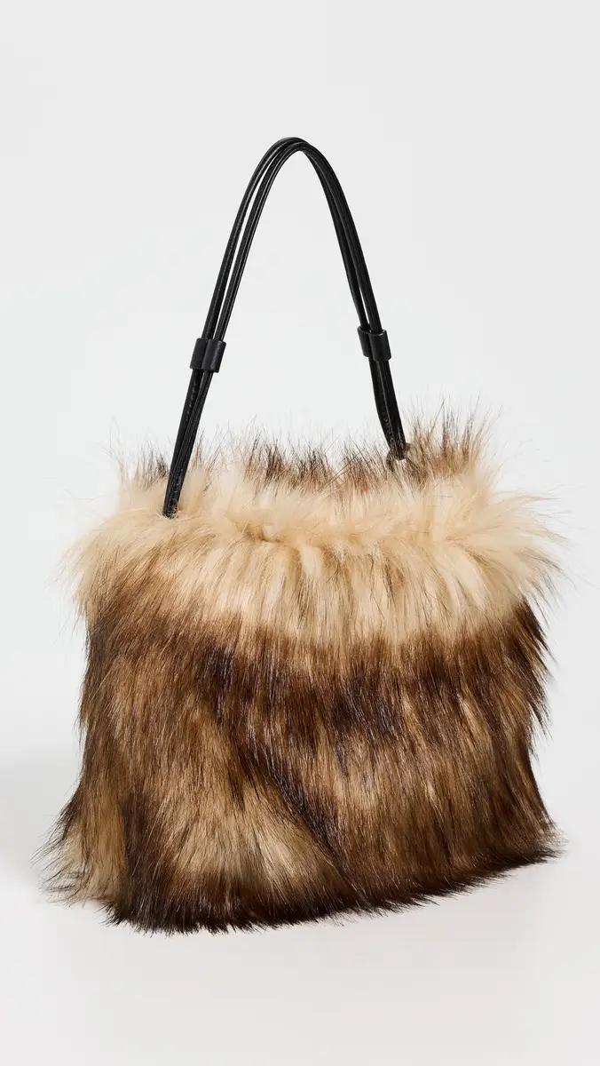A.L.C. A. L.C. Arden Faux Fur Bag Brown One Size | Thumbnail 4 A.L.C. A. L.C. Arden Faux Fur Bag Brown One Size | Thumbnail 4