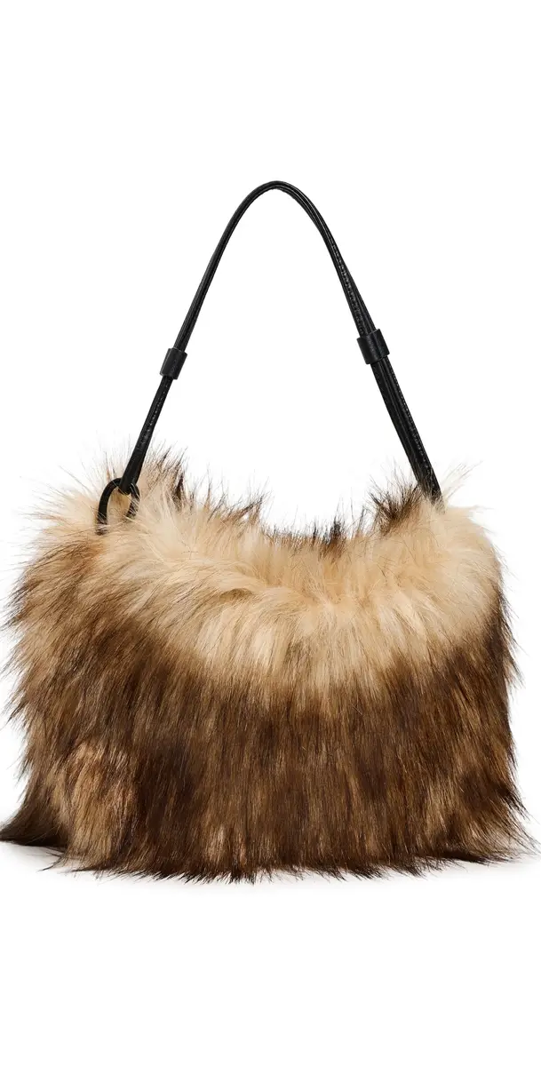A.L.C. A. L.C. Arden Faux Fur Bag Brown One Size | Image 1 A.L.C. A. L.C. Arden Faux Fur Bag Brown One Size | Image 1