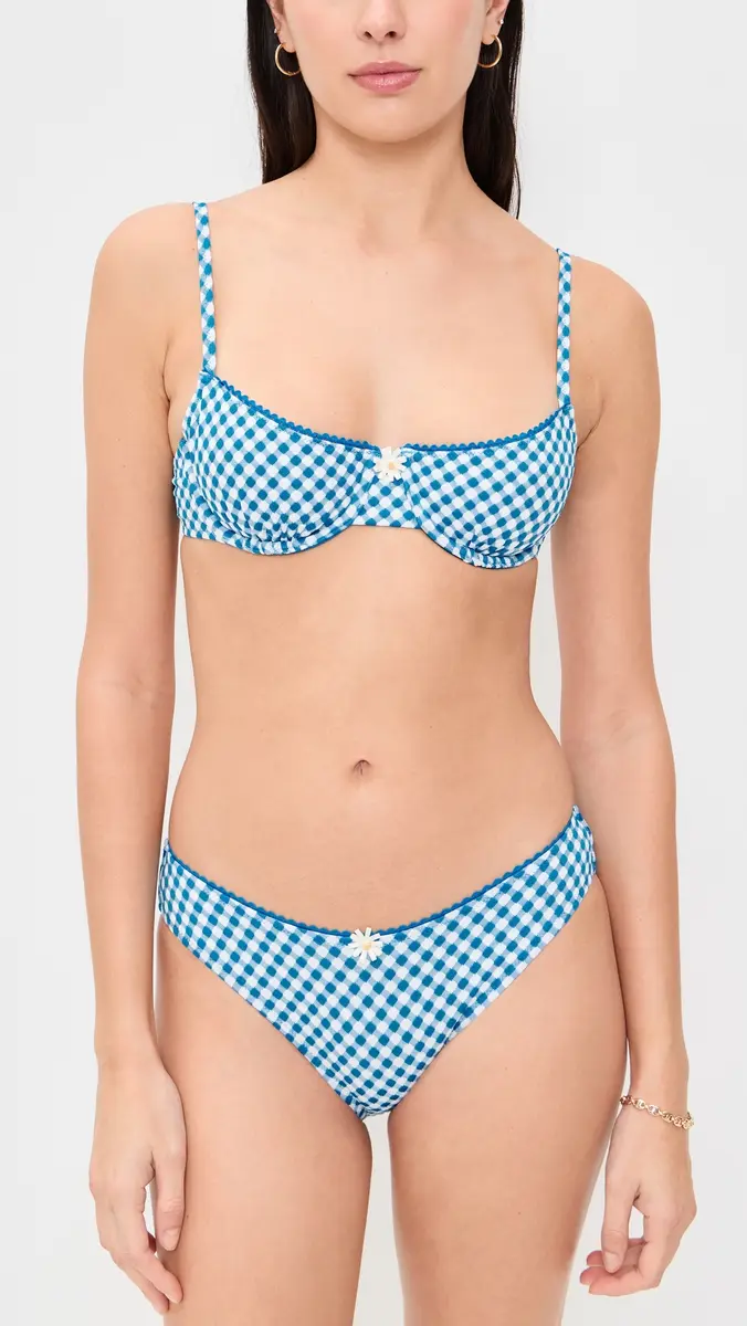 Solid & Striped The Daphne Bikini Top Cosmic Blue | Thumbnail 2 Solid & Striped The Daphne Bikini Top Cosmic Blue | Thumbnail 2