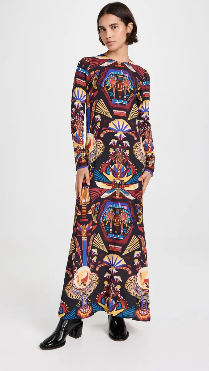 La DoubleJ Long Sleeve Swing Dress Nephthys | Thumbnail 2 La DoubleJ Long Sleeve Swing Dress Nephthys | Thumbnail 2