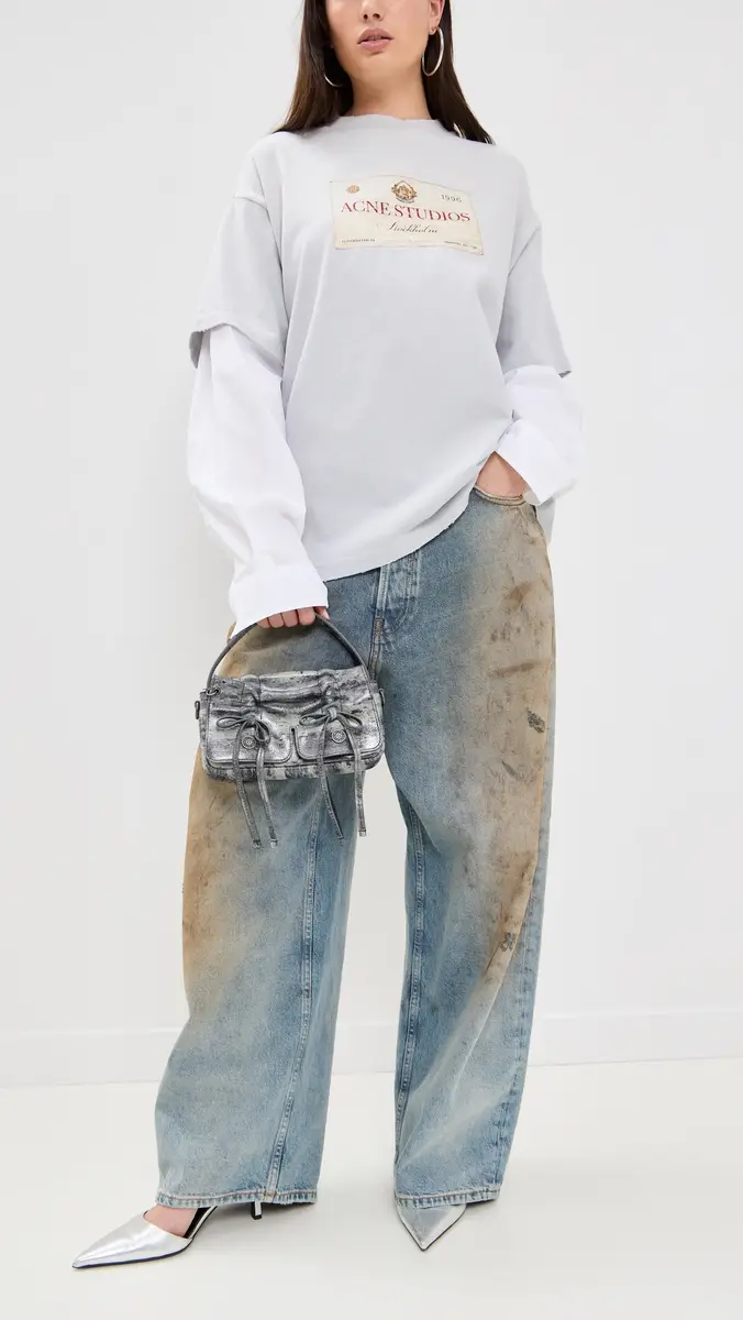 Acne Studios Multipocket Micro Dirty Snow Bag | Thumbnail 3 Acne Studios Multipocket Micro Dirty Snow Bag | Thumbnail 3