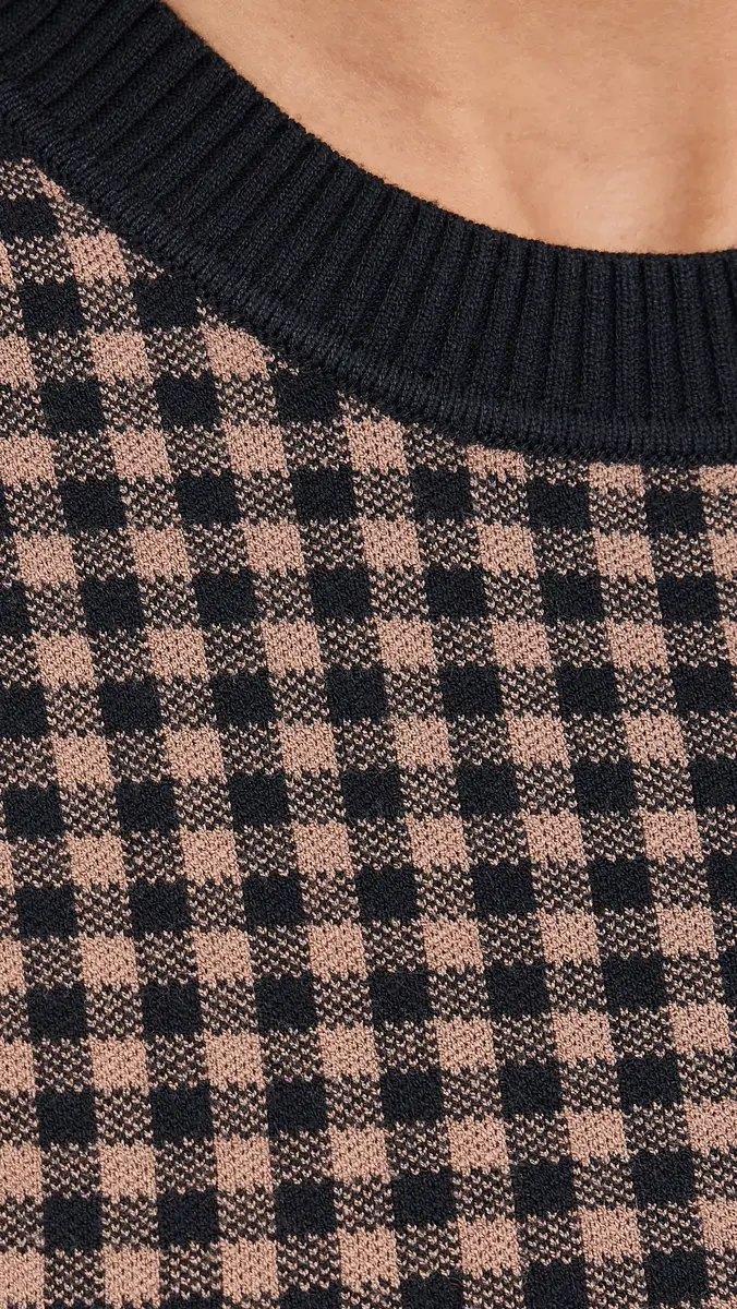 LE BOP Gingham Knit Tee | Thumbnail 6 LE BOP Gingham Knit Tee | Thumbnail 6