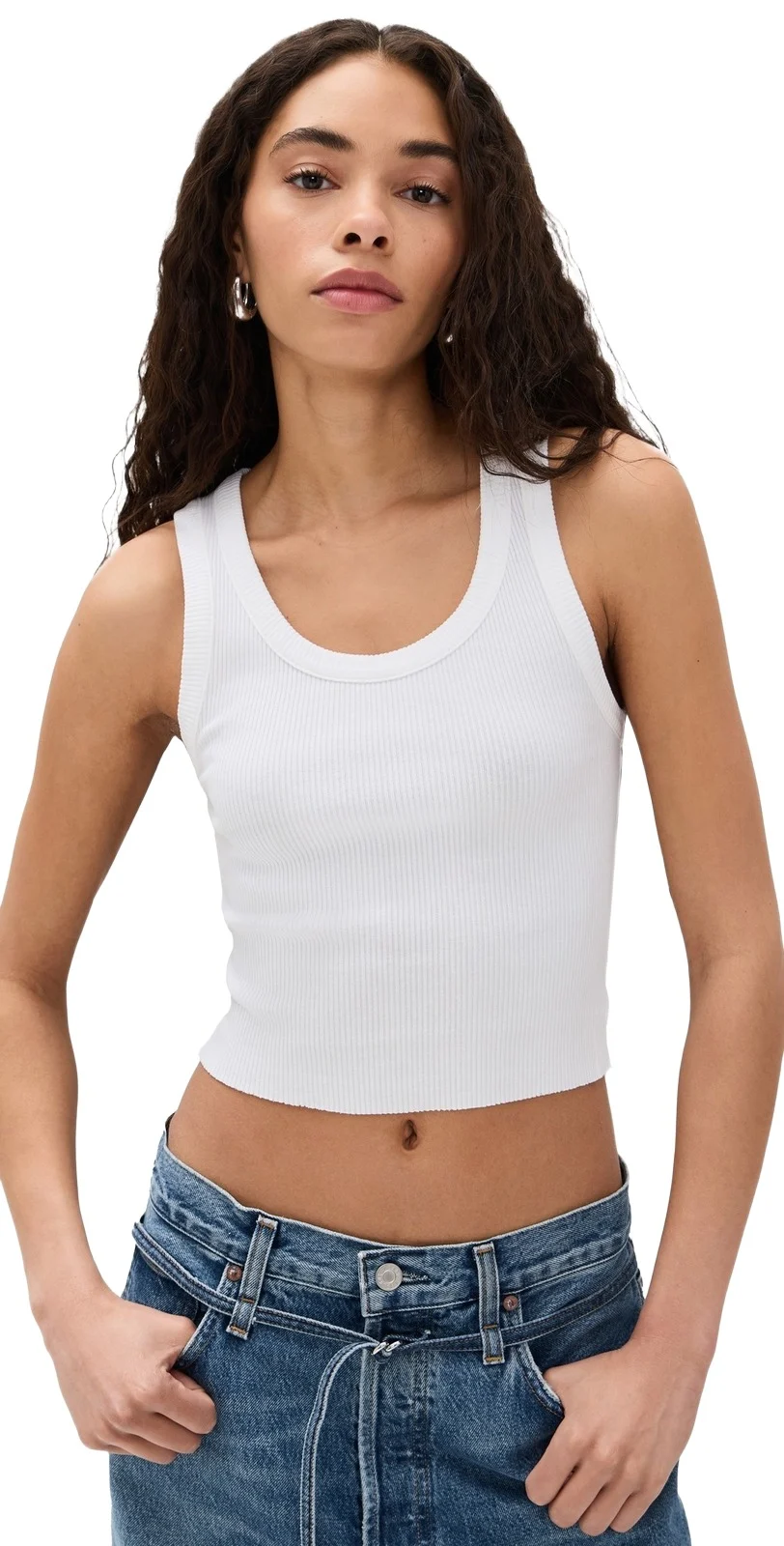 AGOLDE Shrunken Poppy Tank
