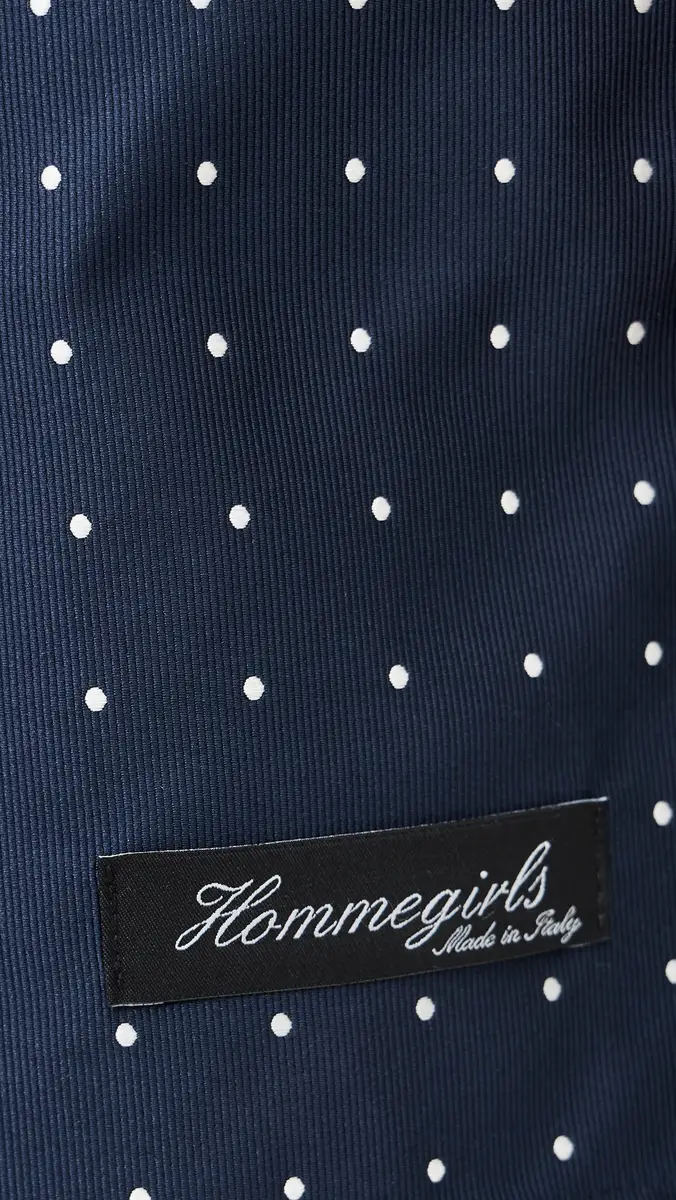 HOMMEGIRLS Long Boxer Shorts Navy Polka Dot | Thumbnail 6 HOMMEGIRLS Long Boxer Shorts Navy Polka Dot | Thumbnail 6