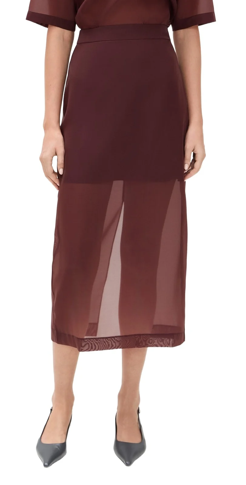 Olivia Organza Midi Skirt Olivia Organza Midi Skirt