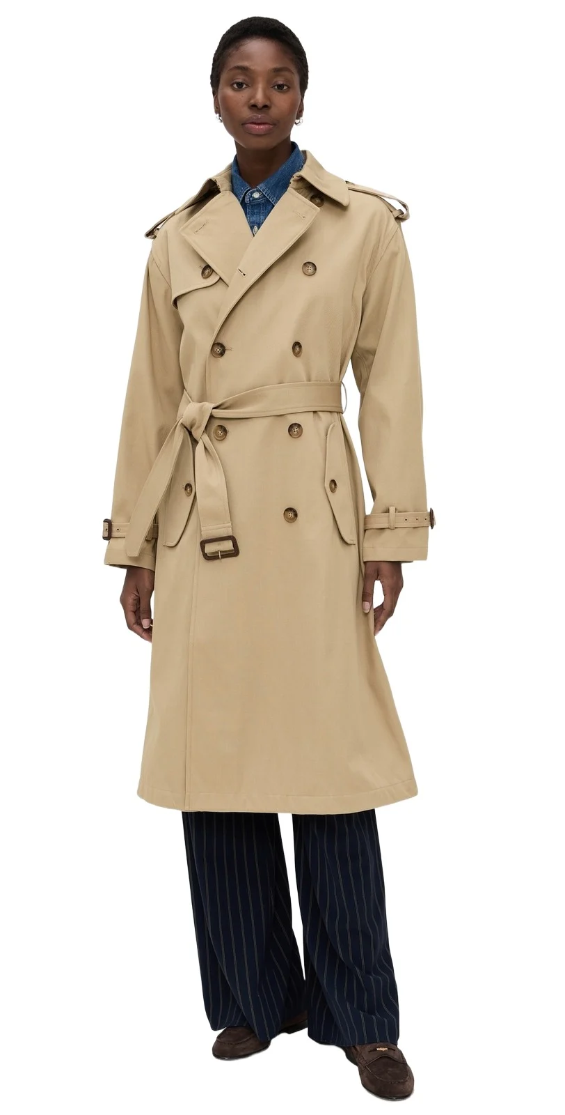 Cotton Twill Trench Coat