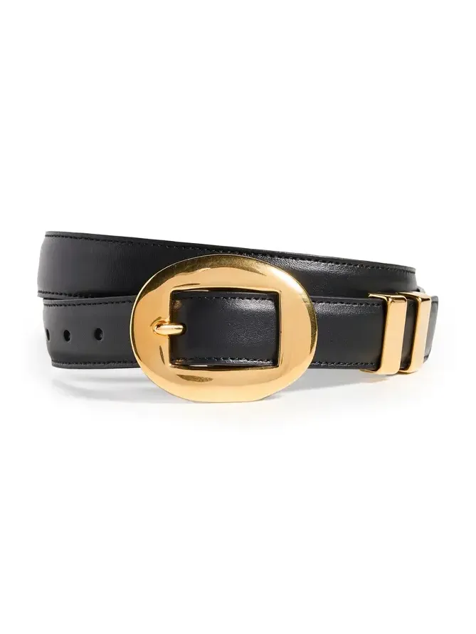 Vintage Brass Buckle Belt