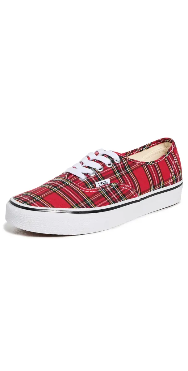 Authentic Sneakers Plaid Red Authentic Sneakers Plaid Red