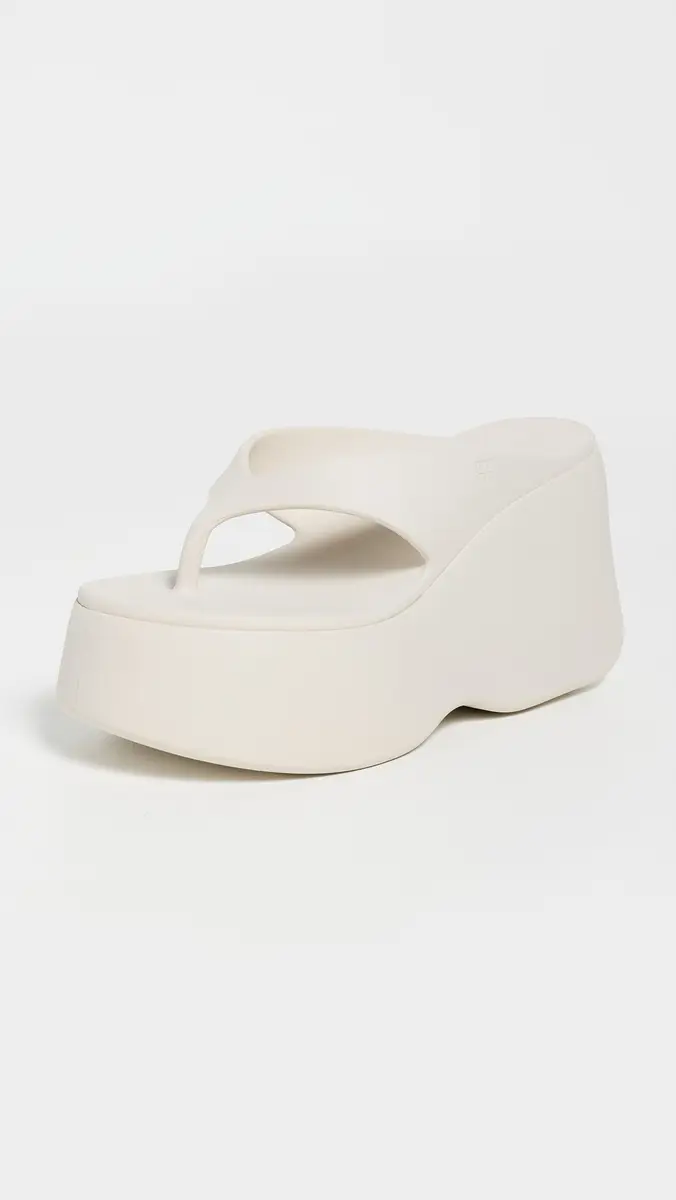 Melissa Free Thong Wedges Light Beige | Thumbnail 2 Melissa Free Thong Wedges Light Beige | Thumbnail 2