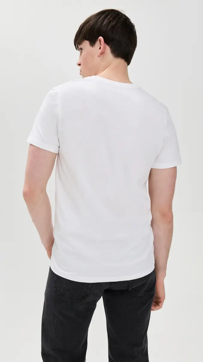 Calvin Klein Underwear Cotton Classic 3-Pack V Neck T-Shirt White | Thumbnail 4 Calvin Klein Underwear Cotton Classic 3-Pack V Neck T-Shirt White | Thumbnail 4