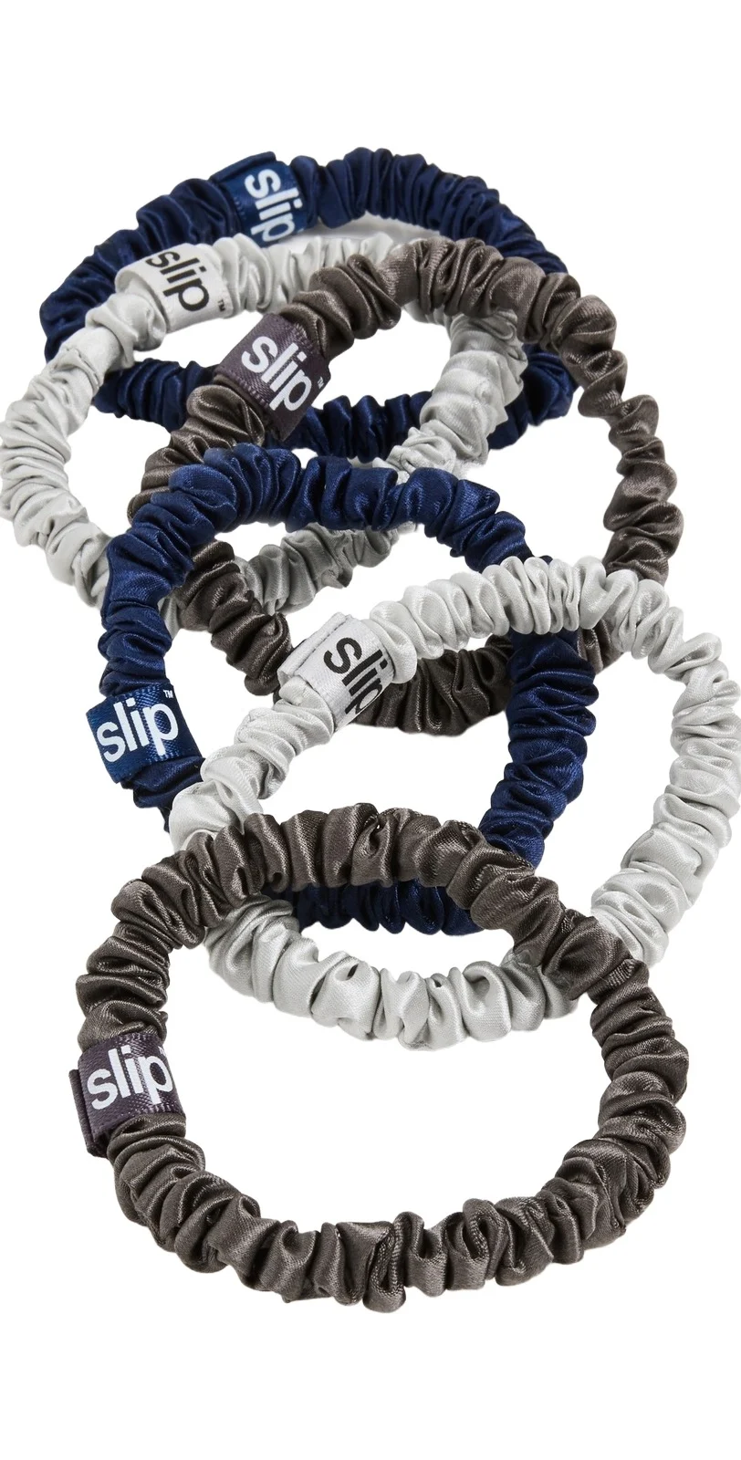 Small Silk Scrunchie Set of 6 Small Silk Scrunchie Set of 6