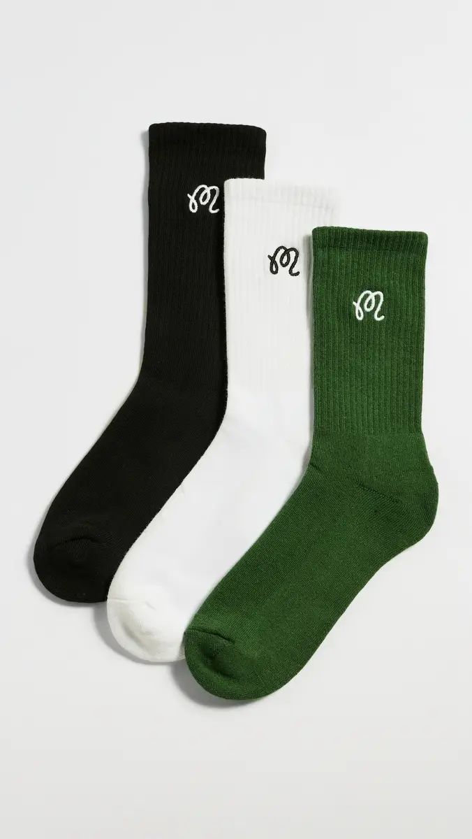 Malbon Crew Socks 3 Pack | Thumbnail 2