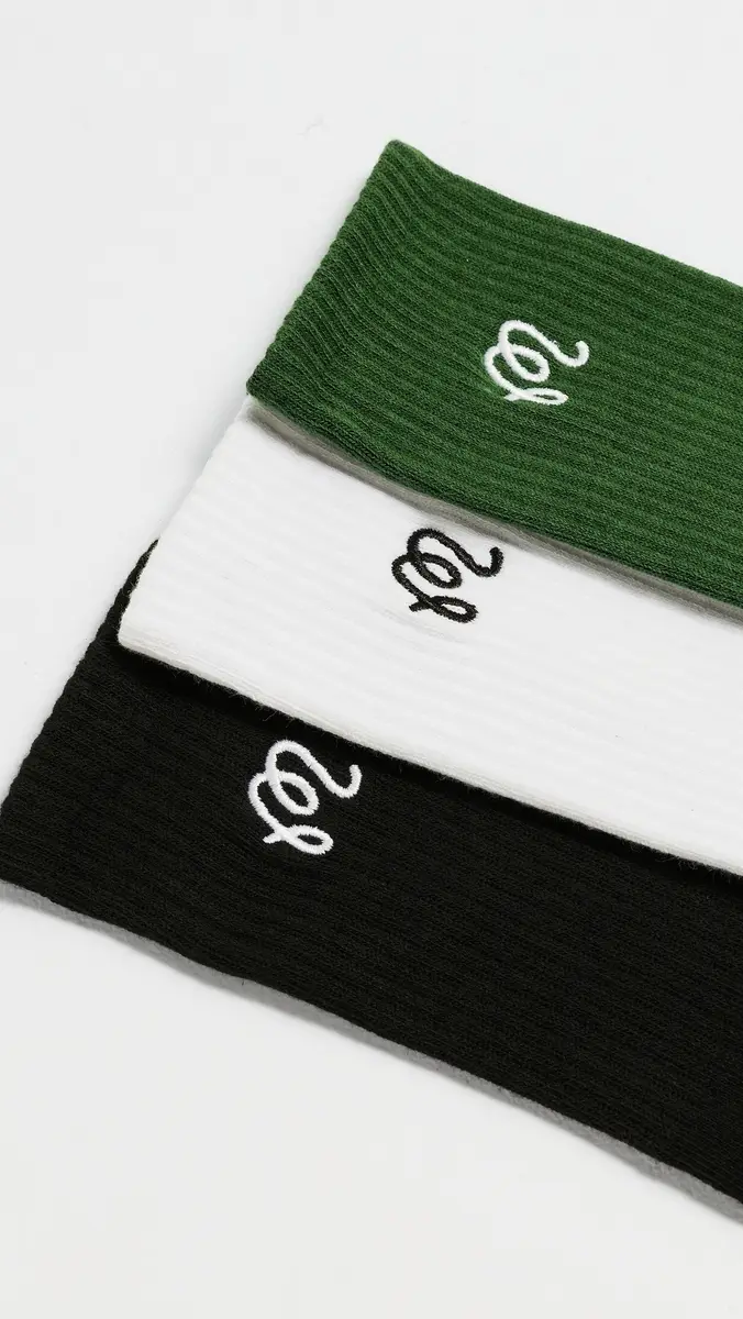 Malbon Crew Socks 3 Pack | Thumbnail 3