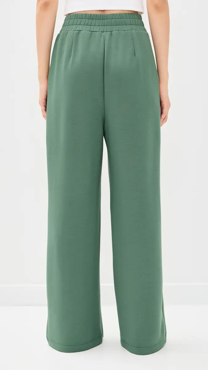 Varley The Extra Wide Leg Pants Dark Forest | Thumbnail 3