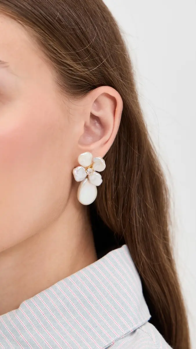 Shashi Fleur de Cleo Earrings | Thumbnail 3