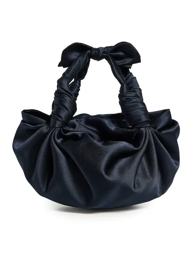 Navy Knot Bag