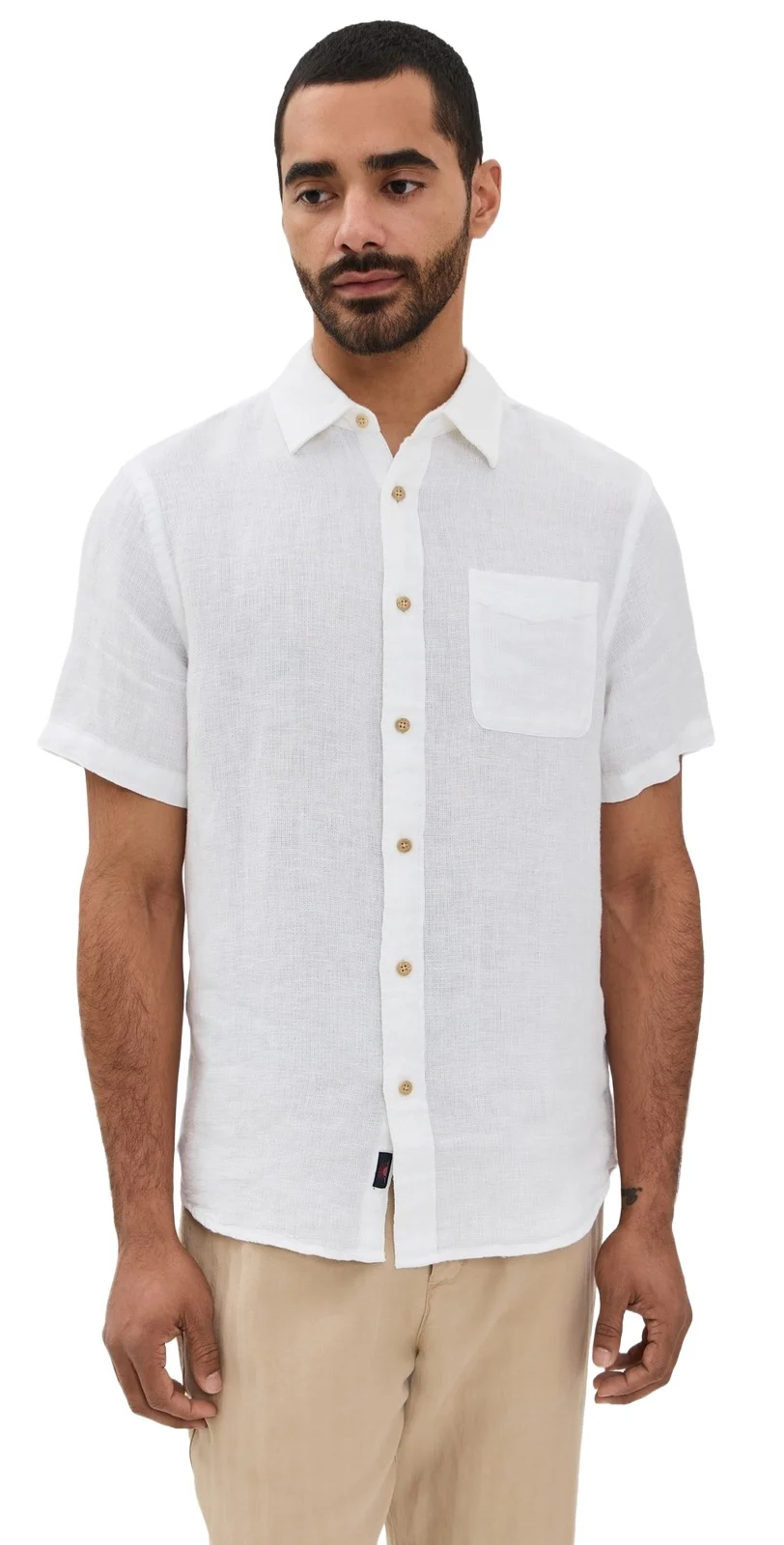 Palma Basketweave Linen Shirt Palma Basketweave Linen Shirt