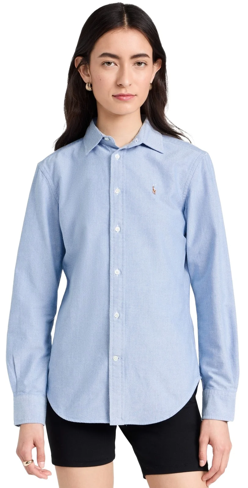 Cotton Oxford Long Sleeve Button Down Shirt Cotton Oxford Long Sleeve Button Down Shirt