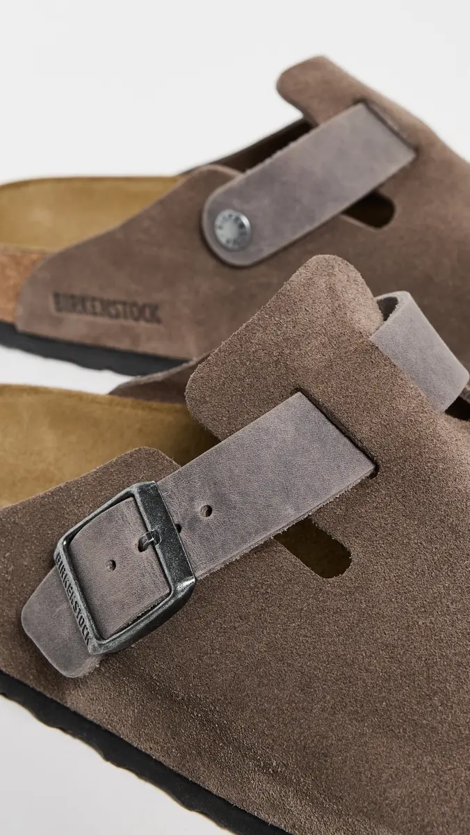 Birkenstock Boston Clogs Concrete Grey/Iron | Thumbnail 5 Birkenstock Boston Clogs Concrete Grey/Iron | Thumbnail 5