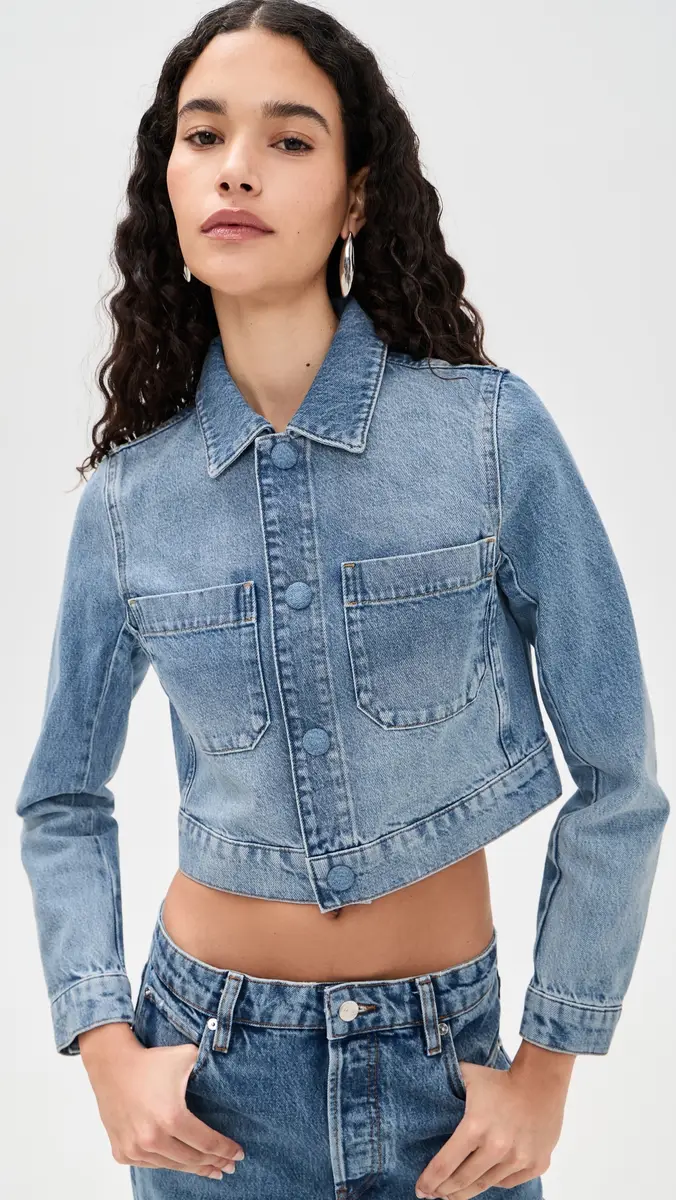 FRAME The Small Denim Jacket Dawn | Thumbnail 2 FRAME The Small Denim Jacket Dawn | Thumbnail 2