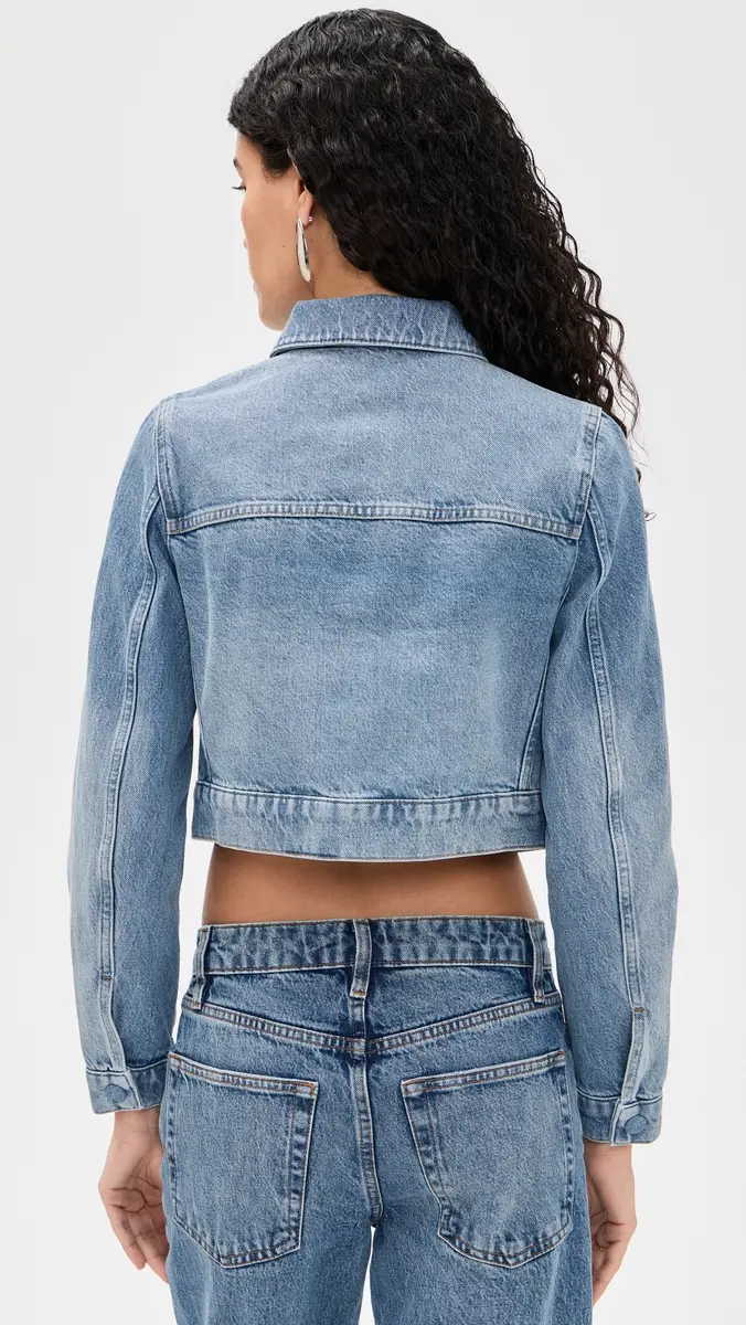 FRAME The Small Denim Jacket Dawn | Thumbnail 3 FRAME The Small Denim Jacket Dawn | Thumbnail 3