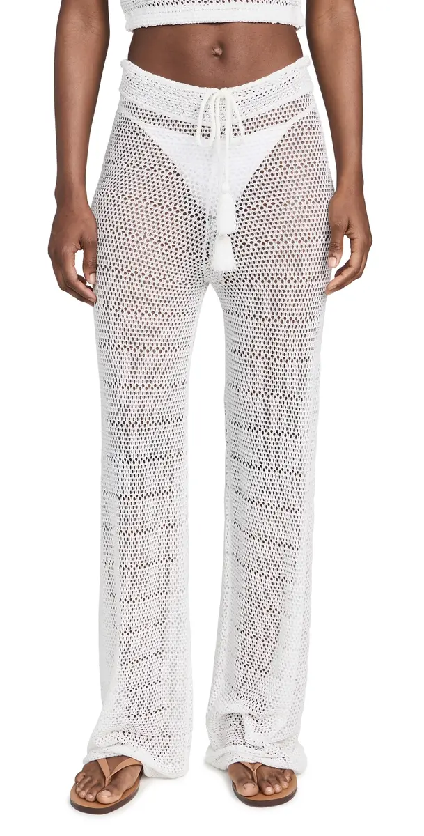 PQ Swim Bree Pants Cream | Image 1 PQ Swim Bree Pants Cream | Image 1