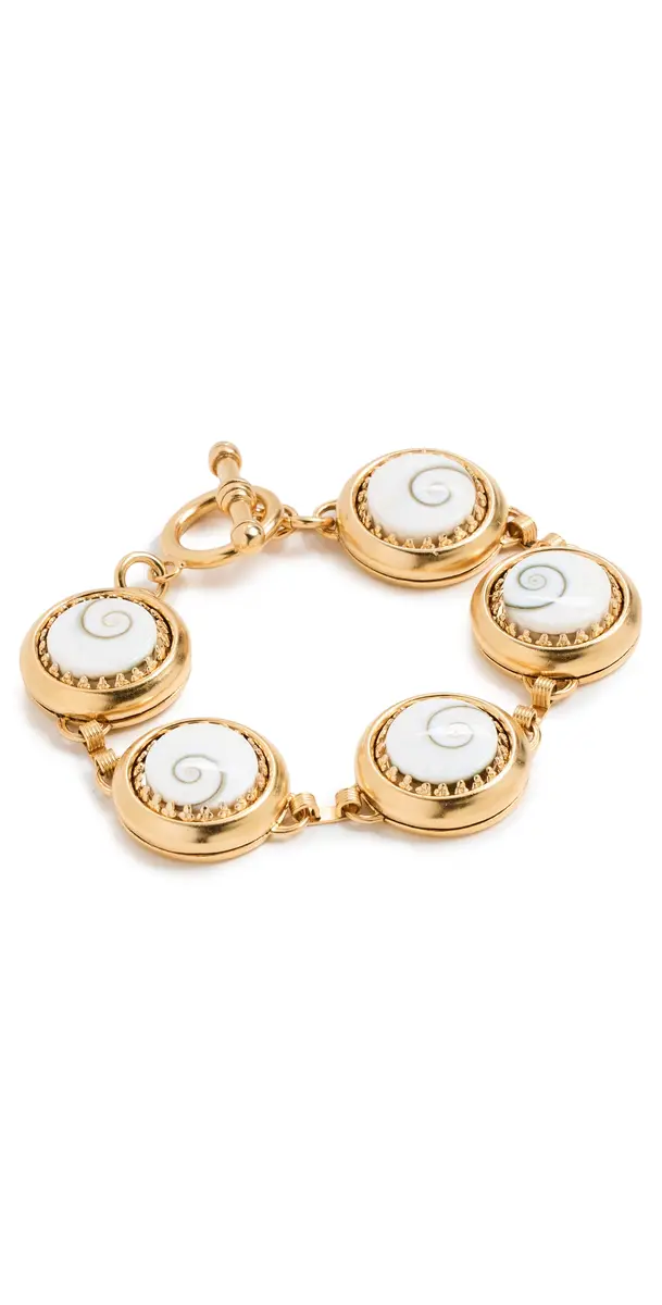 Brinker + Eliza Surfer's Paradise Bubble Bracelet Gold One Size | Image 1 Brinker + Eliza Surfer's Paradise Bubble Bracelet Gold One Size | Image 1