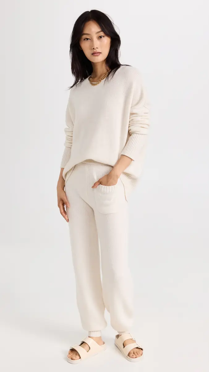 LISA YANG Mila Cashmere Sweater Cream | Thumbnail 5 LISA YANG Mila Cashmere Sweater Cream | Thumbnail 5