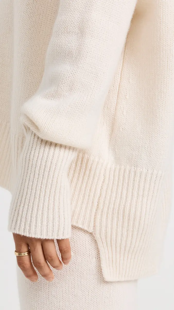 LISA YANG Mila Cashmere Sweater Cream | Thumbnail 6 LISA YANG Mila Cashmere Sweater Cream | Thumbnail 6