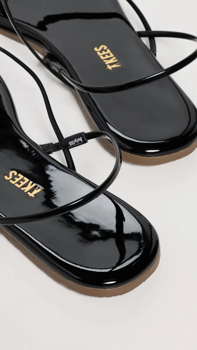 TKEES Square Toe Millie Sandals Licorice | Thumbnail 4