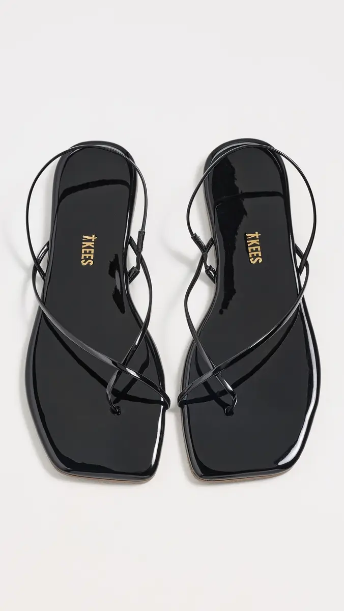 TKEES Square Toe Millie Sandals Licorice | Thumbnail 5